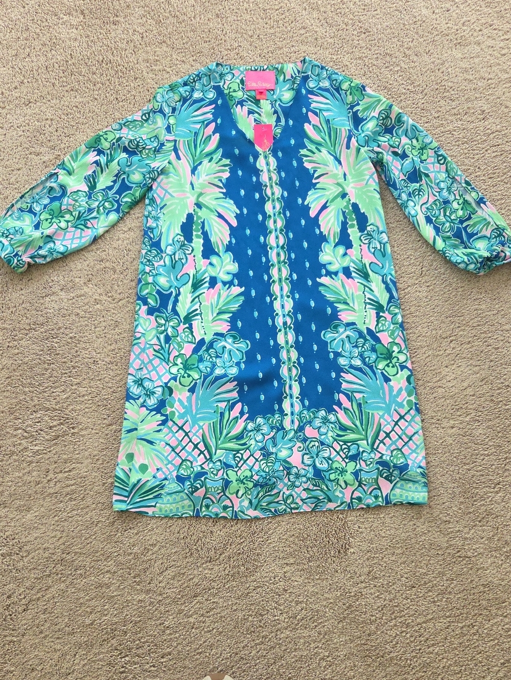 Lilly Pulitzer Pamela Dress Macaw Blue